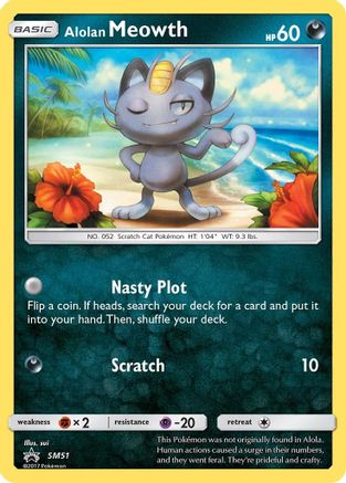 Alolan Meowth - SM51 - Holofoil SM Promos - Promo