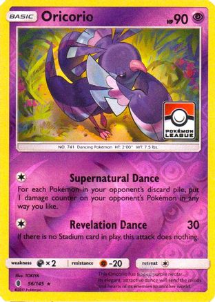 Oricorio (Pokemon League) 056/145 - Reverse Holofoil League & Championship Cards - Promo