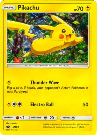 Pikachu (General Mills) SM04 - Holofoil Miscellaneous Cards & Products - Promo