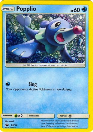 Popplio (General Mills Promo) SM03 - Holofoil Miscellaneous Cards & Products - Promo