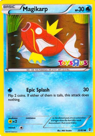 Magikarp (Toys R Us Promo) 022/83 - Holofoil Miscellaneous Cards & Products - Promo