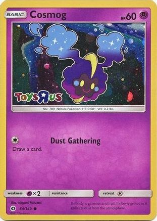 Cosmog (Toys R Us Promo) 064/149 - Holofoil Miscellaneous Cards & Products - Promo