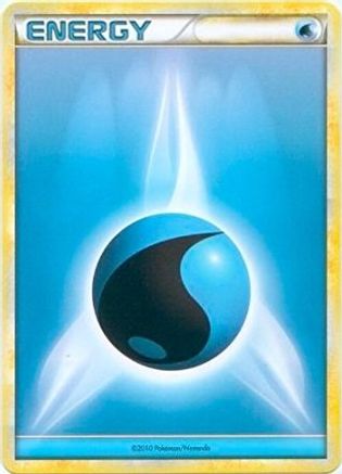 Water Energy (2010 Unnumbered HGSS Style Non-Holo) League & Championship Cards - Promo
