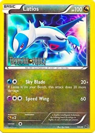 Latios - 10/20 (Dragon Vault)/20 - Holofoil Blister Exclusives - Promo