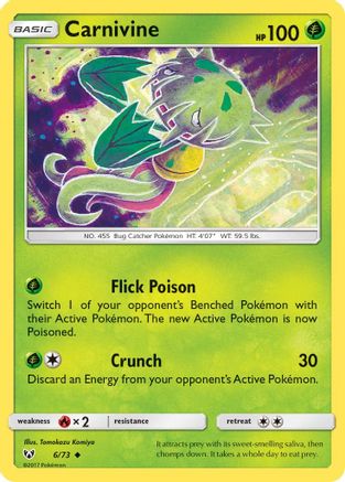 Carnivine 006 Shining Legends - Uncommon