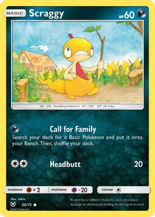 Scraggy 050 Shining Legends - Common