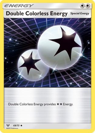 Double Colorless Energy 069 - Reverse Holofoil Shining Legends - Uncommon