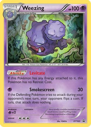 Weezing XY163 - Holofoil XY Promos - Promo