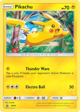 Pikachu - SM04 (Target Non-Holo) SM Promos - Promo