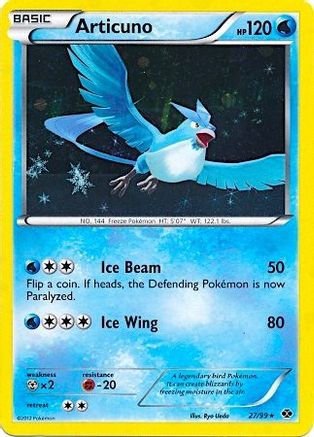 Articuno - 27/99 (Next Destinies)/99 - Holofoil Blister Exclusives - Promo
