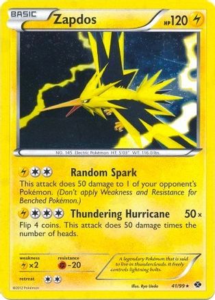 Zapdos - 41/99 (Next Destinies)/99 - Holofoil Blister Exclusives - Promo
