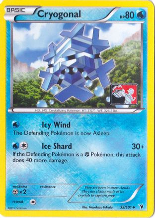 Cryogonal (League Promo) 032/101 - Reverse Holofoil League & Championship Cards - Promo