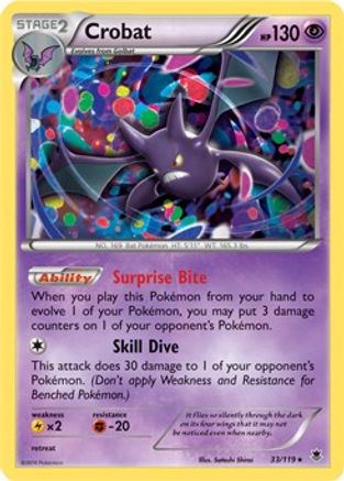 Crobat (Cosmos Holo) 033/119 - Holofoil Miscellaneous Cards & Products - Promo