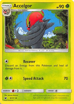 Accelgor 009 SM Crimson Invasion - Uncommon