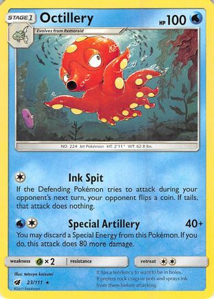 Octillery SM Crimson Invasion - Rare