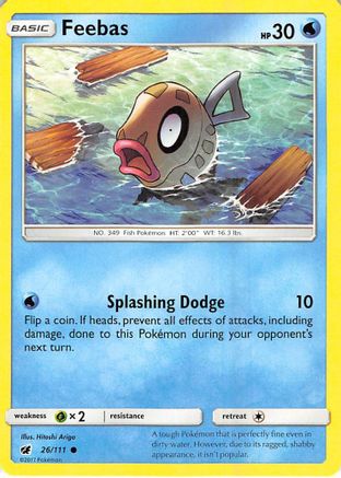 Feebas 026 SM Crimson Invasion - Common