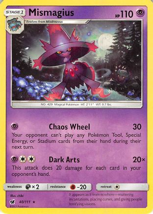 Mismagius 040 SM Crimson Invasion - Rare