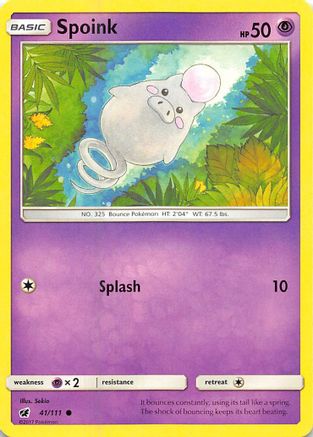 Spoink 041 SM Crimson Invasion - Common