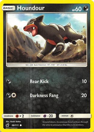 Houndour 058 SM Crimson Invasion - Common