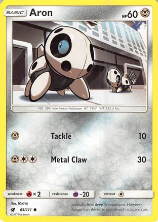 Aron 065 SM Crimson Invasion - Common