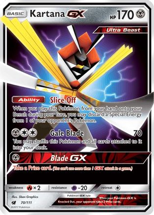 Kartana GX 070 - Holofoil SM Crimson Invasion - Ultra Rare