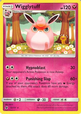 Wigglytuff 072 SM Crimson Invasion - Rare