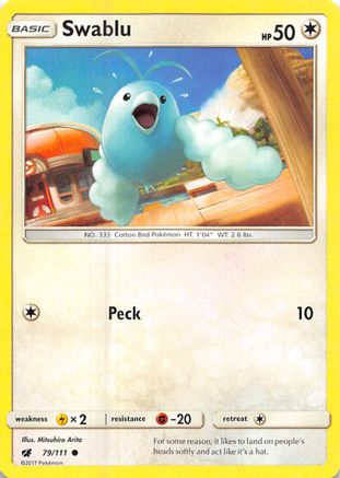 Swablu 079 SM Crimson Invasion - Common