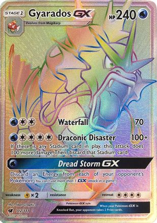 Gyarados GX (Secret) - Holofoil SM Crimson Invasion - Secret Rare