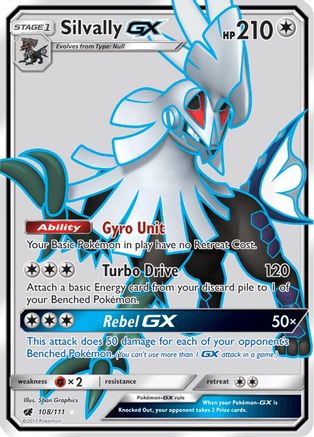 Silvally GX (Full Art) - Holofoil SM Crimson Invasion - Ultra Rare