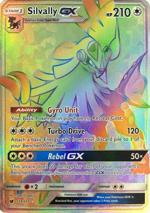 Silvally GX (Secret) - Holofoil SM Crimson Invasion - Secret Rare