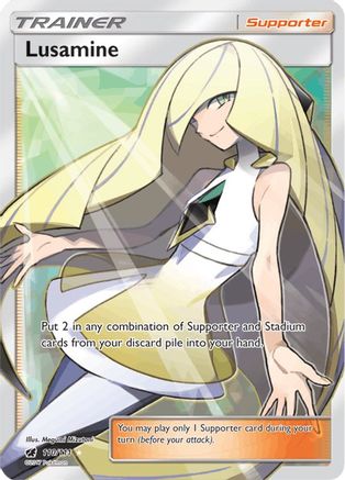Lusamine (Full Art) 110 - Holofoil SM Crimson Invasion - Ultra Rare