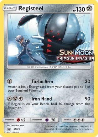 Registeel - SM75 (Prerelease) - Holofoil SM Promos - Promo