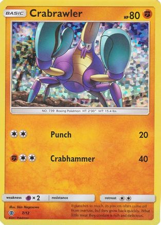 Crabrawler - 7/12/12 - Holofoil McDonalds Promos 2017 - Promo