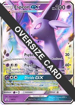 Espeon GX - SM35 (SM Black Star Promos) - Holofoil Jumbo Cards - Promo