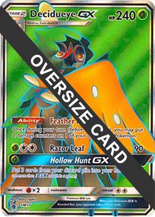 Decidueye GX - SM37 (SM Black Star Promo) - Holofoil Jumbo Cards - Promo
