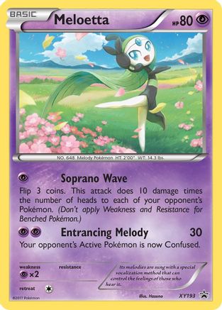 Meloetta - XY193 - Holofoil XY Promos - Promo