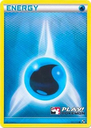 Water Energy (Play! Pokemon) 107/114 - Holofoil League & Championship Cards - Promo