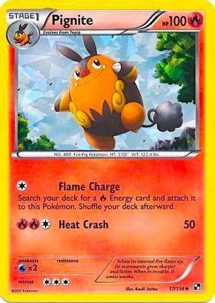 Pignite (Cracked Ice Holo) 017/114 - Holofoil Miscellaneous Cards & Products - Promo