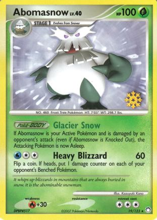 Abomasnow - 19/123/123 Countdown Calendar Promos - Promo