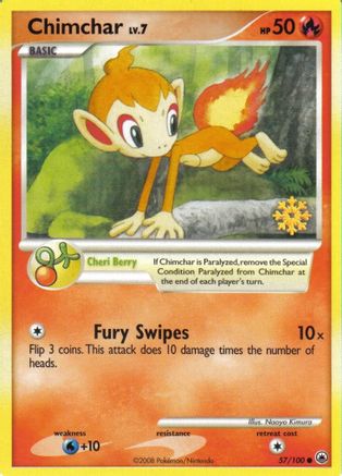 Chimchar - 57/100/100 Countdown Calendar Promos - Promo