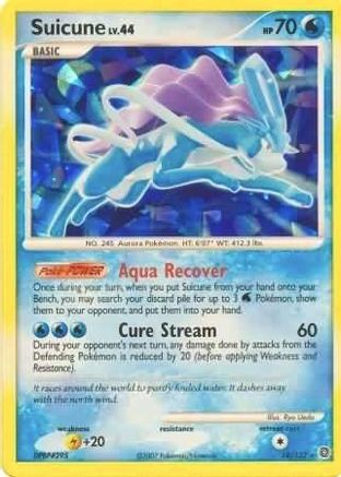 Suicune (Cracked Ice Holo) 019/132 - Holofoil Miscellaneous Cards & Products - Promo