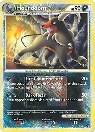 Houndoom (League Promo) 005/90 - Reverse Holofoil League & Championship Cards - Promo