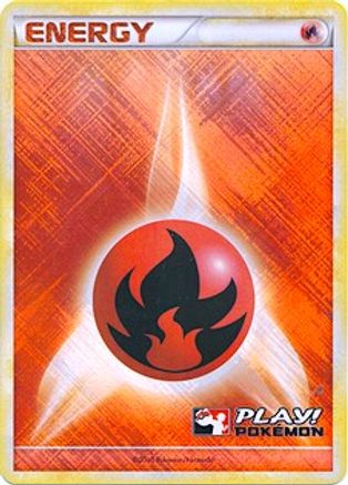 Fire Energy (2010 Play! Pokemon) - Holofoil League & Championship Cards - Promo