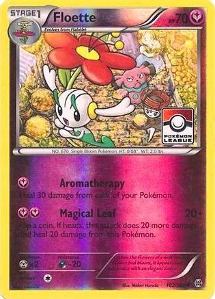 Floette (Pokemon League) 102/162 - Reverse Holofoil League & Championship Cards - Promo