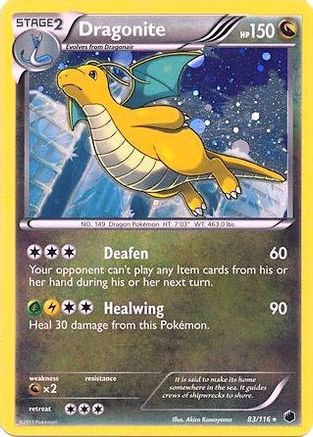 Dragonite - 83/116 (Cosmos Holo)/116 - Holofoil Blister Exclusives - Promo