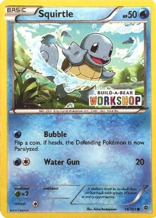 Squirtle (Build-A-Bear Workshop Exclusive) 014/101 Miscellaneous Cards & Products - Promo