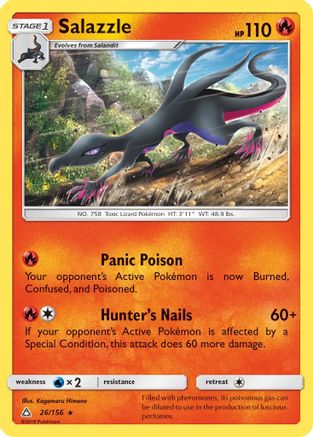 Salazzle - Reverse Holofoil SM Ultra Prism - Rare