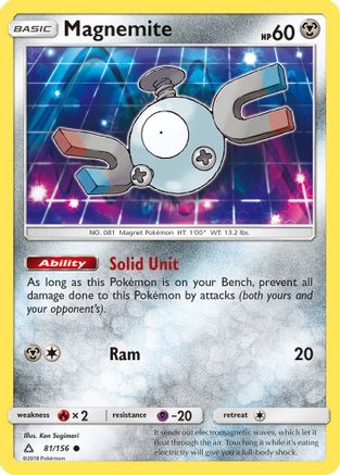 Magnemite (81) (81) 081 - Reverse Holofoil SM Ultra Prism - Common