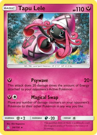 Tapu Lele 094/156 SM Ultra Prism - Rare
