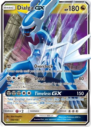 Dialga GX 100 - Holofoil SM Ultra Prism - Ultra Rare